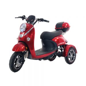hlektriko trikiklo FALCON Red electrodynamic wheels
